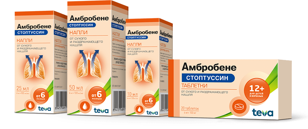 Амбробене от сухого кашля